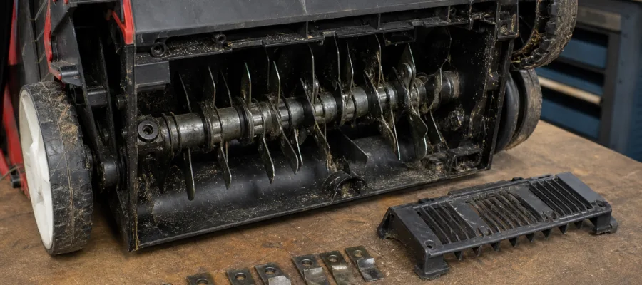 Vertikutierer-Messer wechseln: DIY-Anleitung fuer sicheres Vorgehen